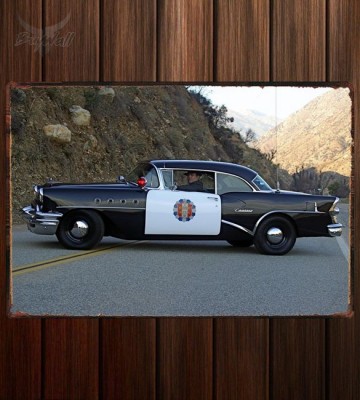 Металлическая табличка Buick Century 2-door Sedan Highway Patrol